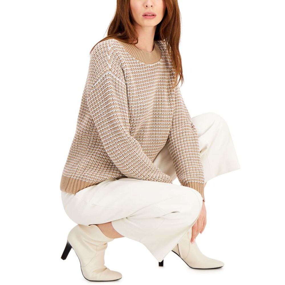 Alfani Shine Crewneck Sweater